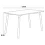 Imagem de Mesa De Jantar Retangular Eiffel Charles Eames F03 120x80 cm Branco - Lyam Decor