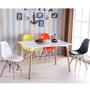 Imagem de Mesa De Jantar Retangular Eiffel Charles Eames F03 120x80 cm Branco - Lyam Decor