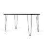 Imagem de Mesa de Jantar Retangular Hairpin 130x80cm - Preto