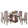 Imagem de Mesa de Jantar Retangular Livia com 6 Cadeiras Venus