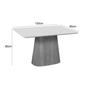 Imagem de Mesa de Jantar Retangular Maya 120 cm Base Mdf Laminado Off White