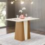 Imagem de Mesa de Jantar Retangular Orus 120 cm - Nature/Off White