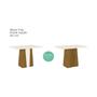 Imagem de Mesa de Jantar Retangular Orus 120 cm - Nature/Off White