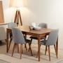 Imagem de Mesa de Jantar Retangular para 4 Lugares Ella 135 cm - Natural c/ Canella