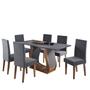 Imagem de Mesa de Jantar Retangular Royale com 6 Cadeiras Venus