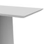 Imagem de Mesa de Jantar Retangular Tampo com Vidro Angra 120 cm Off White - D'Rossi