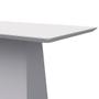 Imagem de Mesa de Jantar Retangular Tampo com Vidro Bella 135 cm Off White - D'Rossi