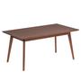 Imagem de Mesa De Jantar Retangular Vertice Ecograndis Nozes