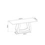 Imagem de Mesa de Jantar Retangular Vic 120x80cm com 4 Cadeiras Sicilia