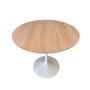 Imagem de Mesa de Jantar Saarinen 60 cm Tampo Jade Base Branca