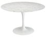 Imagem de Mesa De Jantar Saarinen Redonda 124 cm Mármore Carrara