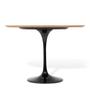 Imagem de Mesa de Jantar Saarinen Tulipa Redonda 4 a 6 lugares 110cm Preto/Madeira Feijó