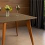 Imagem de Mesa de Jantar Tampo com Vidro Quadrada 90x90cm Fendi Slim