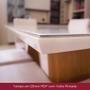 Imagem de Mesa de Jantar Tampo MDF com Vidro 160 Cm Lucena Henn