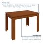 Imagem de Mesa de Jantar Tampo Mdp 120cm Athenas