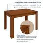 Imagem de Mesa de Jantar Tampo Mdp 120cm Athenas