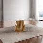 Imagem de Mesa de Jantar Tampo Vidro/mdf 135x90cm Nuance Yescasa
