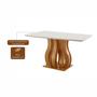 Imagem de Mesa de Jantar Tampo Vidro/mdf 135x90cm Nuance Yescasa
