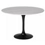 Imagem de Mesa de Jantar Tulipa Saarinen Redonda 120 cm Mármore Branco Extra