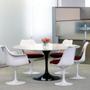 Imagem de Mesa de Jantar Tulipa Saarinen Redonda 130 cm Mármore Branco Extra