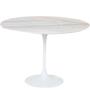 Imagem de Mesa de Jantar Tulipa Saarinen Redonda 150 cm Mármore Branco Extra