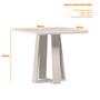 Imagem de Mesa de Jantar Valencia 1,0X1,0 Ype/Off White New Ceval