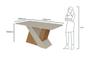 Imagem de Mesa de Jantar Vênus 170x90 Amêndoa Clean/Off White Lopas