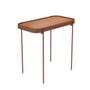 Imagem de Mesa de Lateral Melin P 47cm x 31cm Nature Com Pes Metal Cobre - Ofertamo