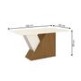 Imagem de Mesa de Madeira Epic Sc25 Nature/Off White - Henn