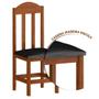 Imagem de Mesa De Madeira Maciça Com 10 Cadeiras Estofadas 220 x 88 Mel Suprema Shop JM