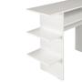 Imagem de Mesa De Manicure Com Prateleiras Branca Em MDF Resistente