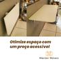 Imagem de Mesa de Parede Dobrável 80X40 com Suporte para Jantar