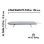 Imagem de Mesa de passar roupa portatil tabua de passar dobravel com porta ferro