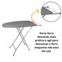 Imagem de Mesa de passar roupas tabua de passar passadeira com regulagem de altura - utilaço