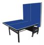 Imagem de Mesa de ping pong Klopf 1084 fabricada em MDF cor azul