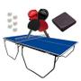 Imagem de MESA DE PING PONG MDF 15mm 1009 KLOPF + Kits Raquete, Bolinhas c/ Estojos + Capa Mesa Aberta