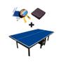 Imagem de MESA DE PING PONG MDF 18mm 1084 KLOPF C/ RODAS + KIT Completo 5031 + Capa Para Mesa Aberta/Montada 7001