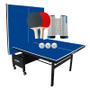 MESA DE PING PONG MDF 18mm 1084 KLOPF C/ RODAS + KIT Completo 5091 Imagem de MESA DE PING PONG MDF 18mm 1084 KLOPF C/ RODAS + KIT Completo 5091