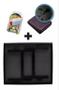 Imagem de MESA DE PING PONG OFICIAL COR PRETA OFICIAL MDP 15mm KLOPF 1010 + KIT Completo Klopf 5030 + Capa