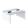 Imagem de Mesa de Plataforma Dupla para 2 Pessoas Corporativa 140x140/2p