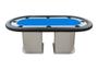 Imagem de Mesa de Poker Linha Master com Borda Estofada e Porta Copos Nude - 2,0x1,0m