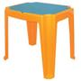 Imagem de Mesa de polipropileno laranja e azul infantil - Versa - Tramontina
