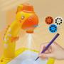 Imagem de Mesa De Projetor Infantil Aprendendo Pintura Girafa Amarela