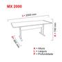 Imagem de Mesa de Reuniões RET MX2000 Maxxi