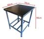 Imagem de Mesa De Serviço Confeitaria Açougue Padaria 70x60 Tampo Inox