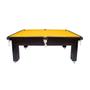 Imagem de Mesa de Sinuca/Bilhar Black & Yellow Semioficial 2,20x1,20m Dinâmica Diversões