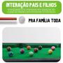 Imagem de Mesa De Sinuca Presente pra Crianças Bilhar 38x23 Completa com Tacos Bolinhas e Triângulo