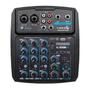 Imagem de Mesa de Som 4 Canais LMR-0401UB USB Player Rec Bluetooth Lyco
