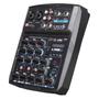 Imagem de Mesa de Som 4 Canais LMR-0401UB USB Player Rec Bluetooth Lyco