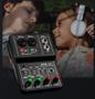 Imagem de Mesa De Som Interface De Áudio Mixer Teyun Q-12 Gravação Profissional